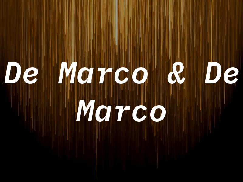 De Marco & De Marco