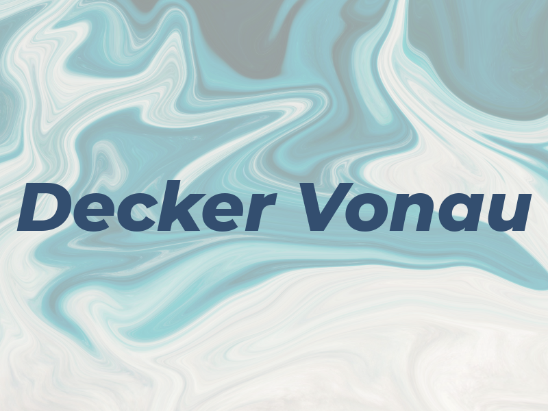 Decker Vonau