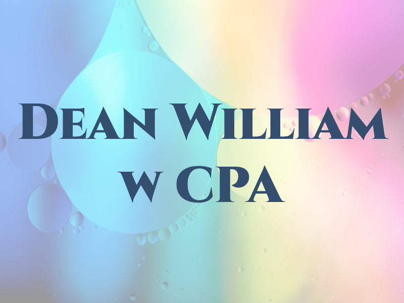 Dean William w CPA