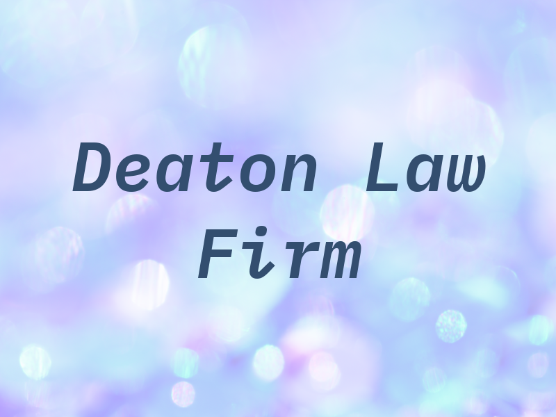 Deaton Law Firm