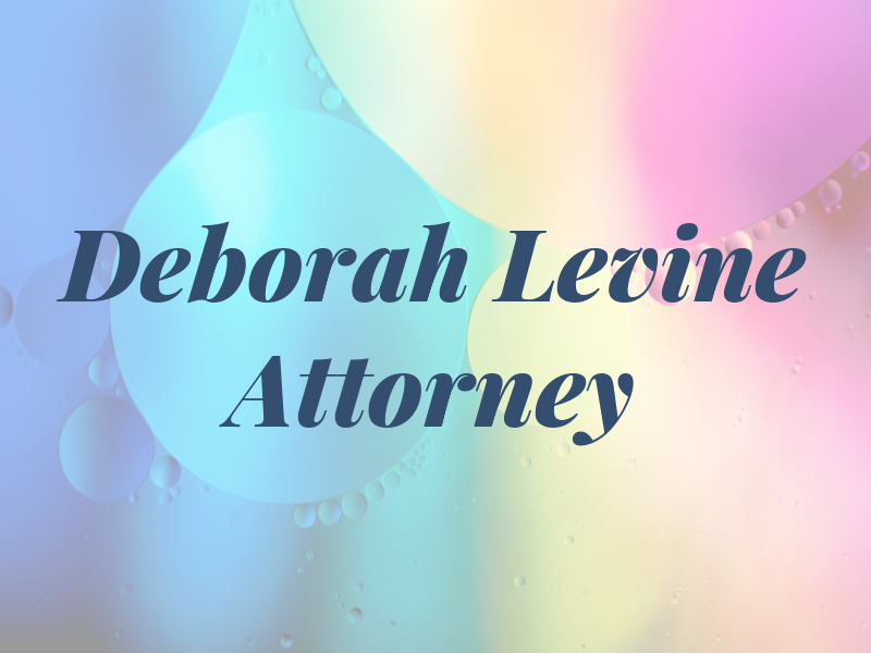 Deborah C Levine Attorney At Law