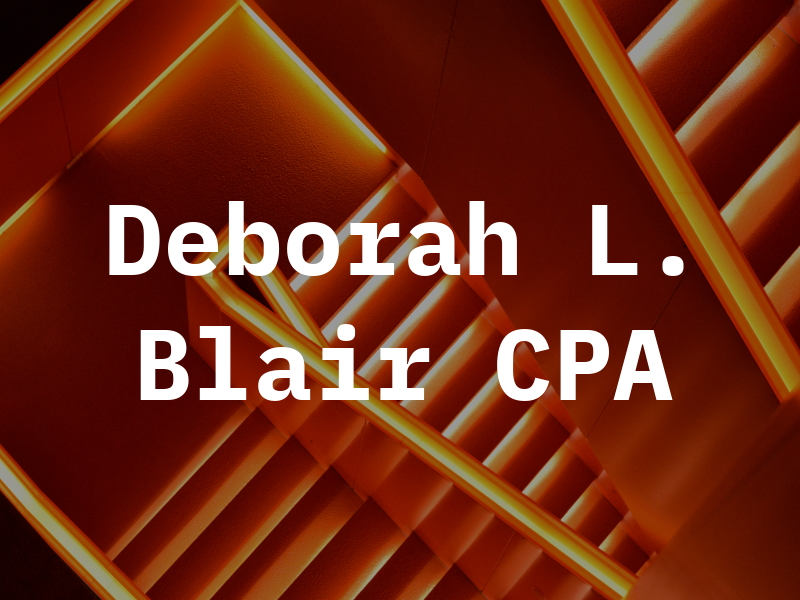 Deborah L. Blair CPA