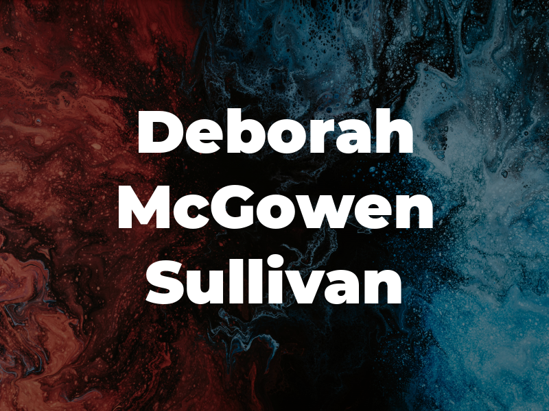 Deborah McGowen Sullivan CPA