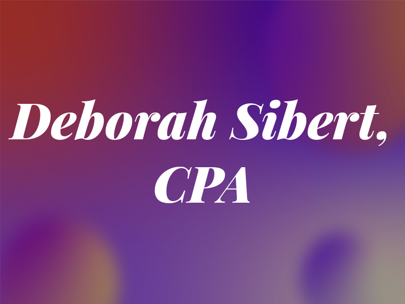 Deborah Sibert, CPA