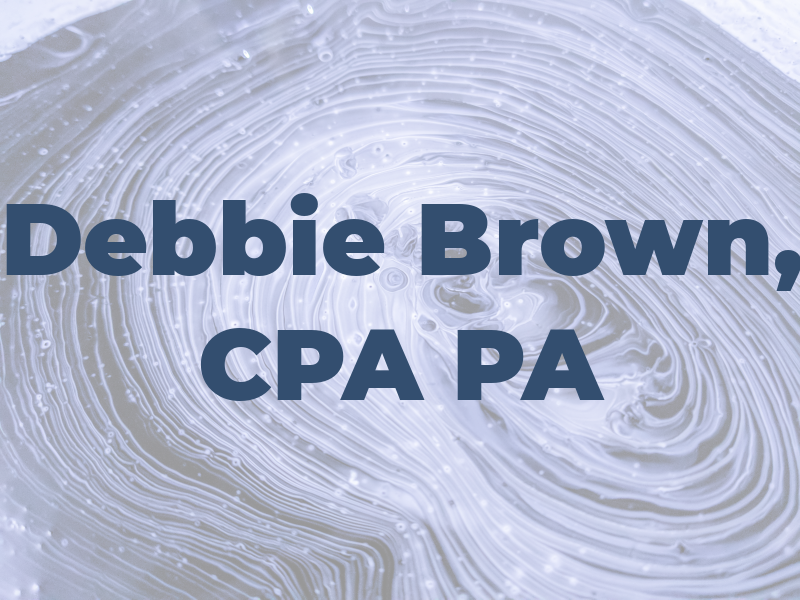Debbie Brown, CPA PA