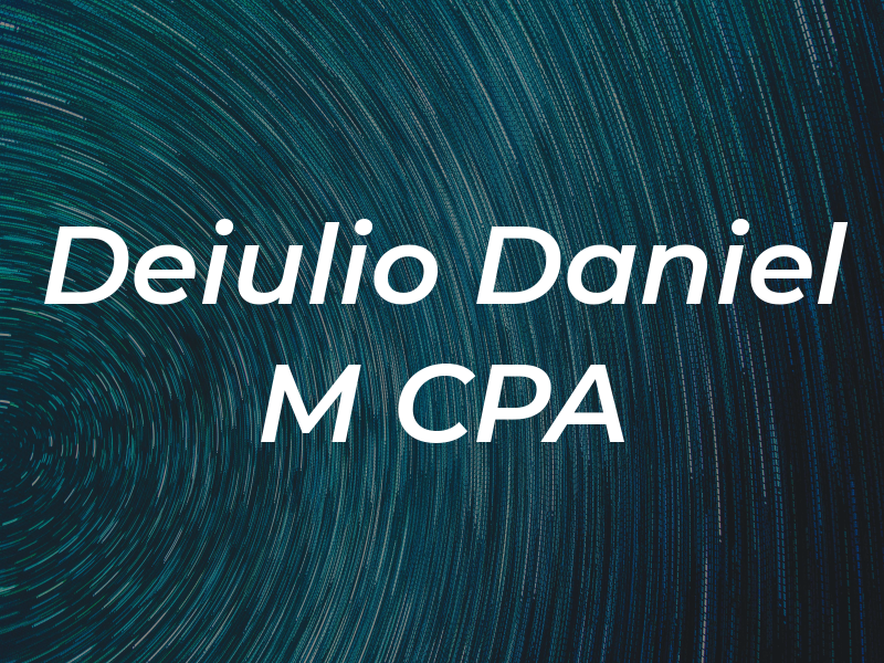 Deiulio Daniel M CPA