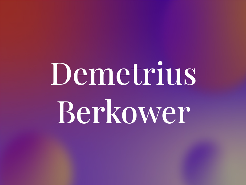 Demetrius Berkower
