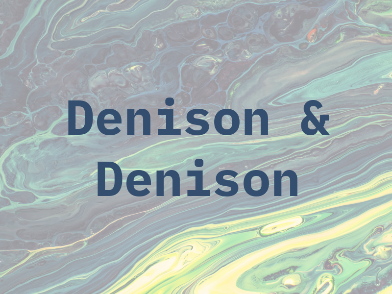 Denison & Denison