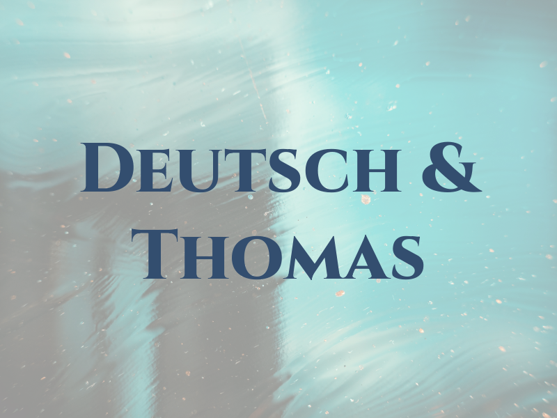 Deutsch & Thomas