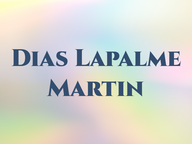 Dias Lapalme & Martin