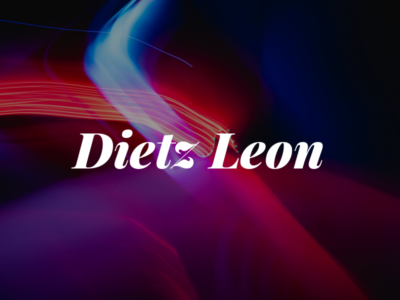 Dietz Leon