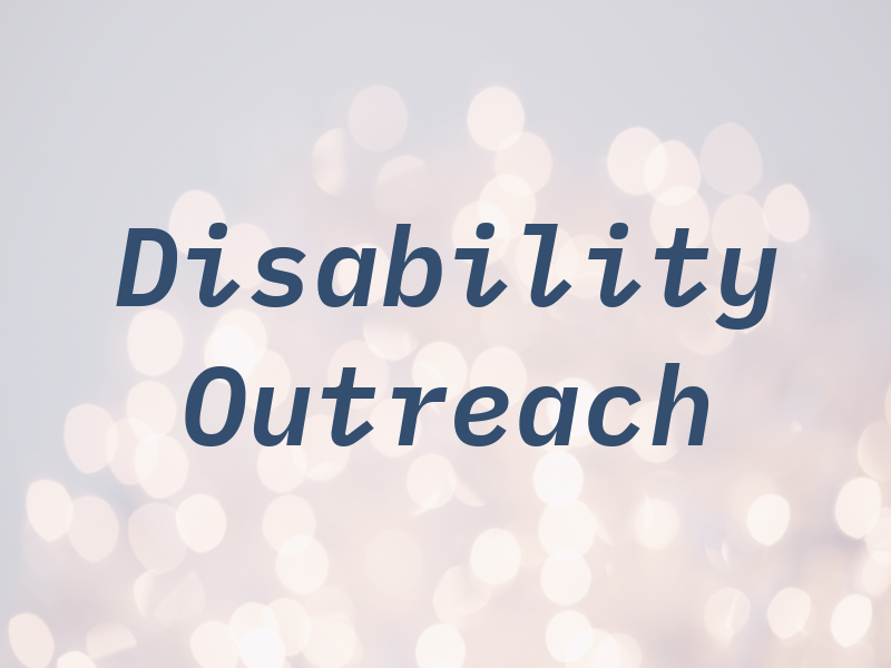 Disability Outreach