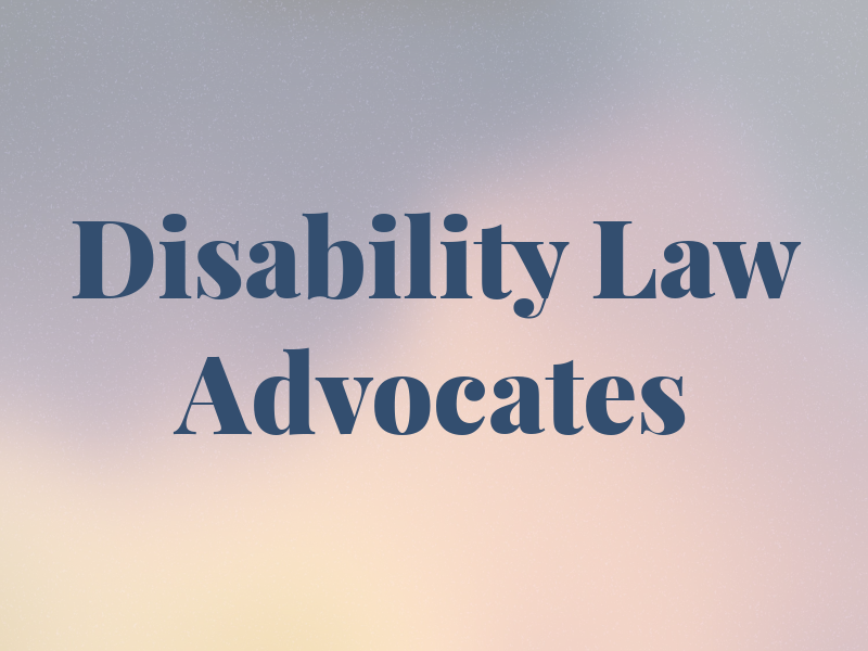 Disability Law Advocates