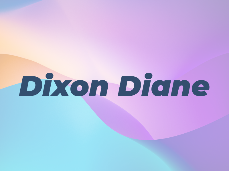 Dixon Diane