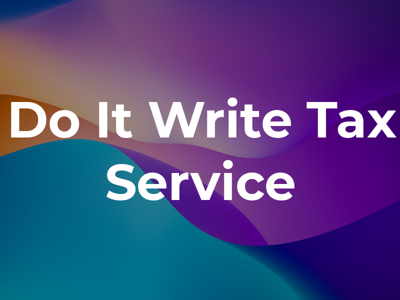 Do It Write Tax Service