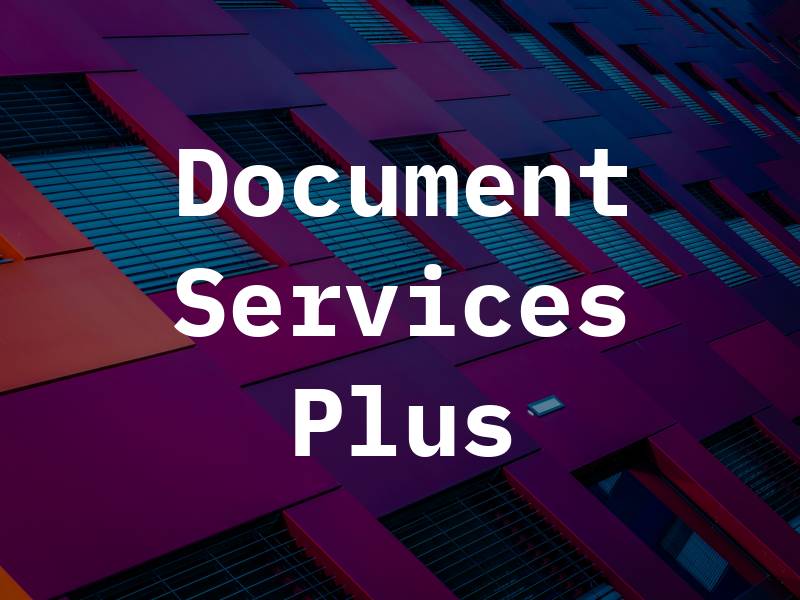 Document Services Plus