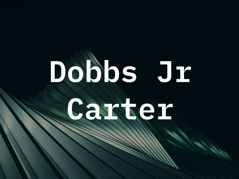 Dobbs Jr Carter