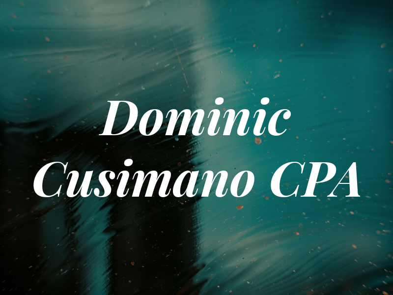 Dominic Cusimano CPA
