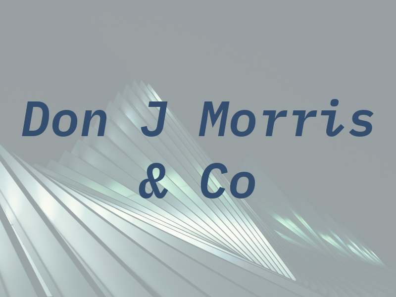 Don J Morris & Co