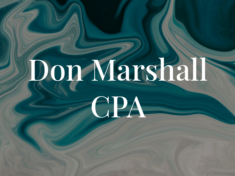 Don Marshall CPA