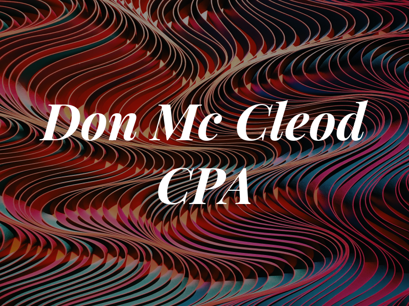 Don Mc Cleod CPA