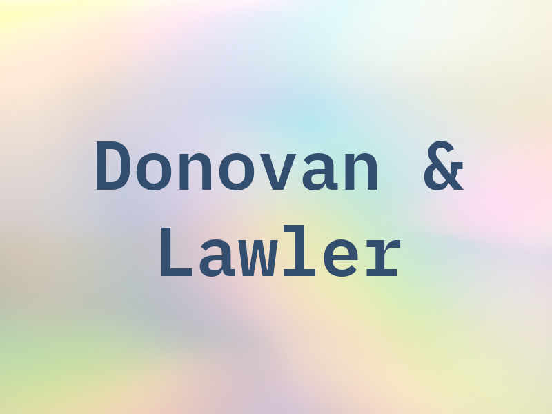 Donovan & Lawler
