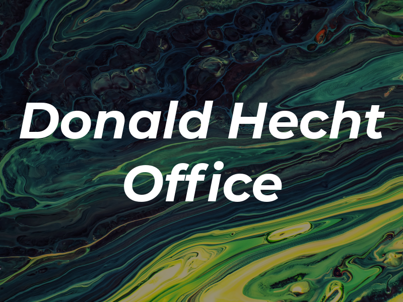 Donald D Hecht Law Office