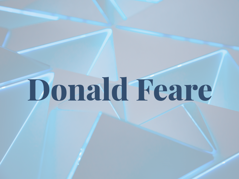 Donald Feare