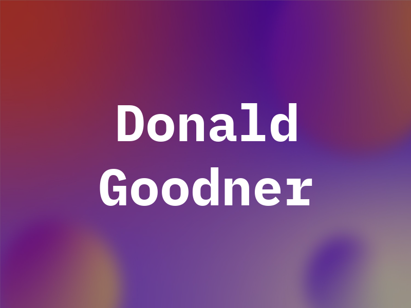 Donald Goodner