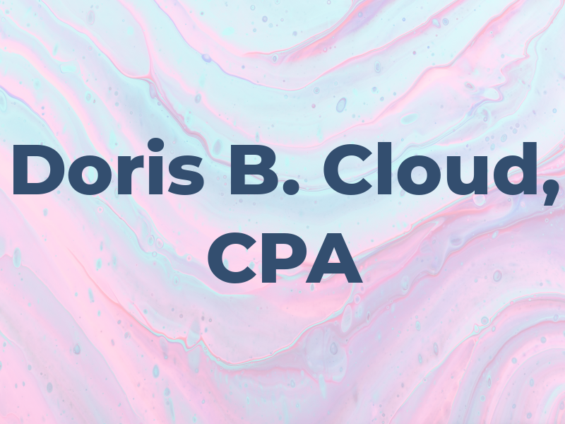 Doris B. Cloud, CPA