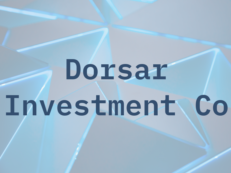 Dorsar Investment Co