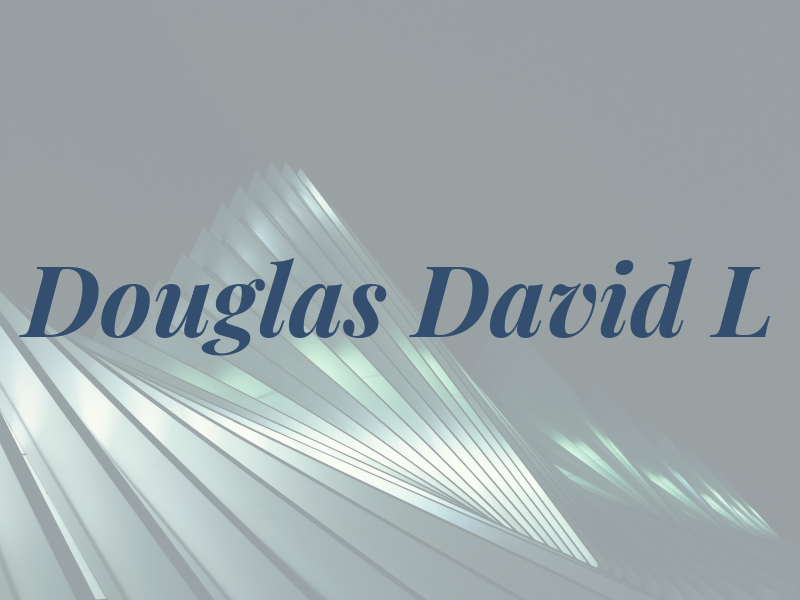 Douglas David L
