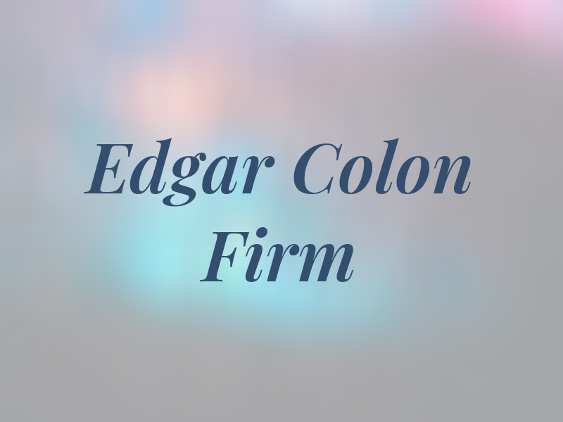 Edgar Colon Law Firm