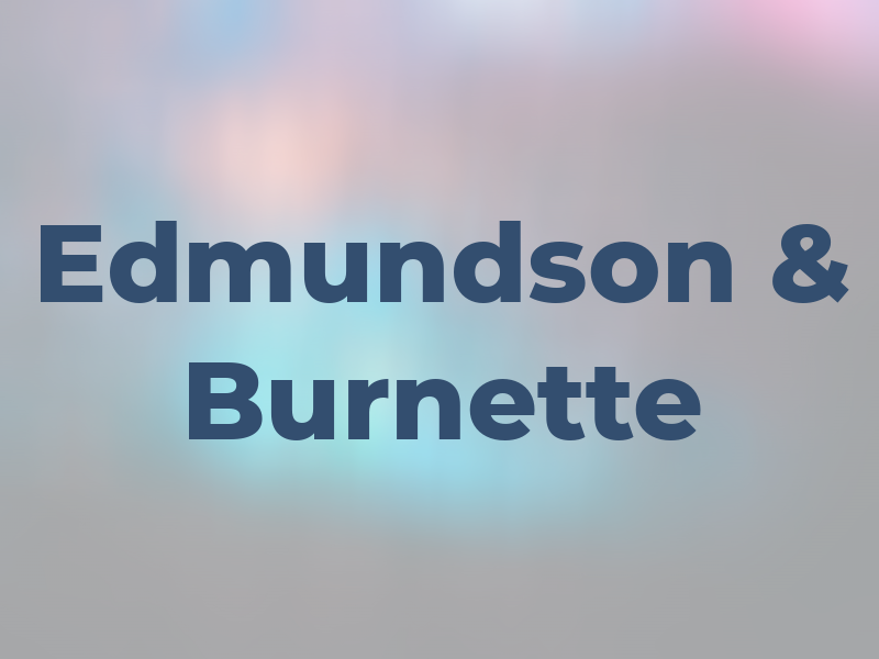 Edmundson & Burnette