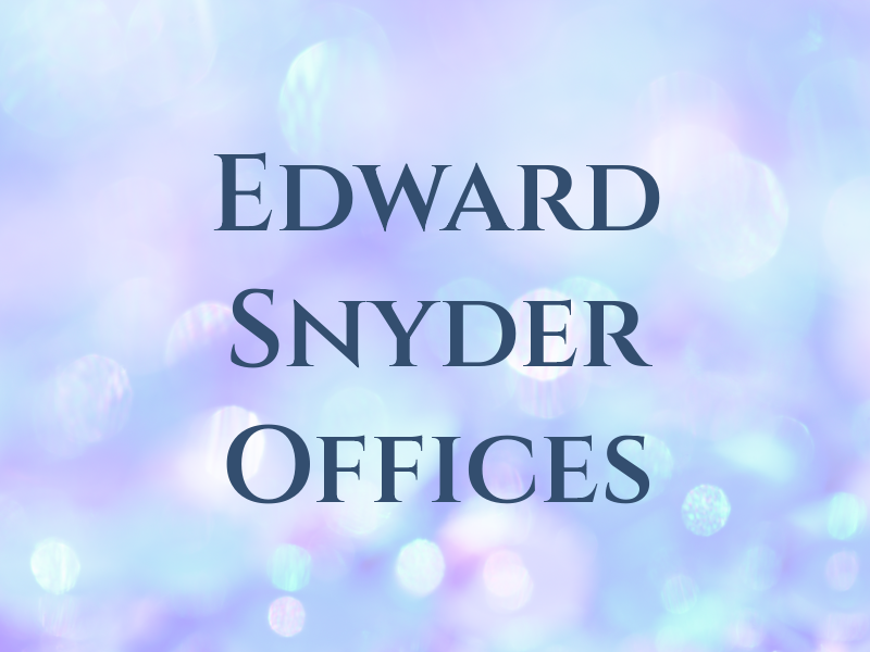 Edward L Snyder Law Offices