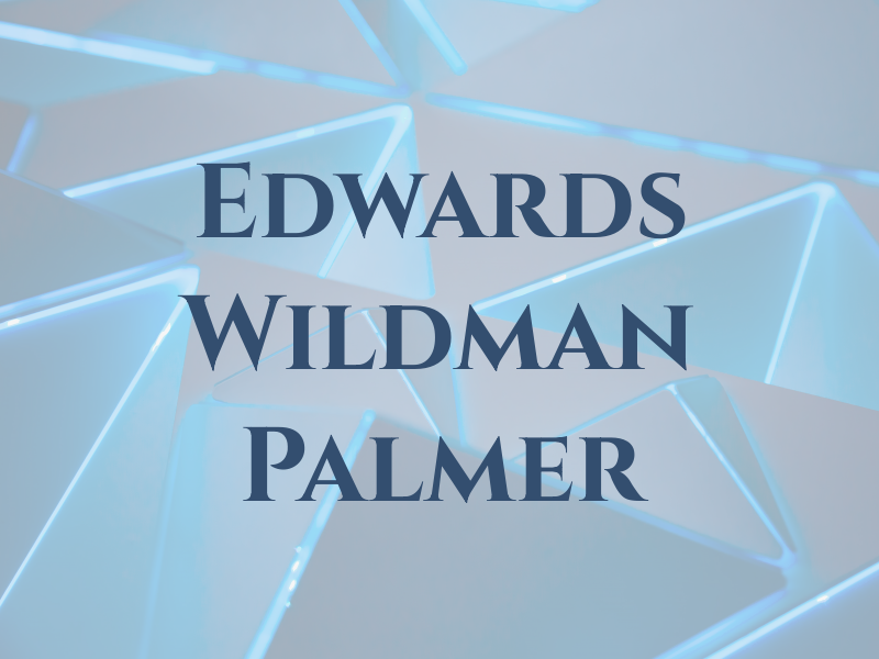 Edwards Wildman Palmer