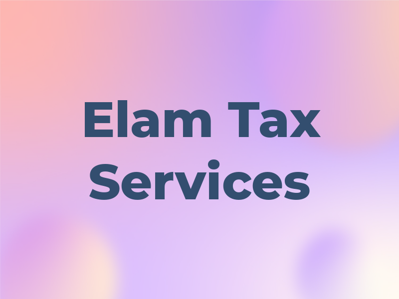Elam Tax Services