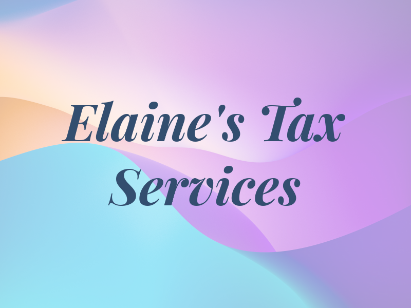 Elaine's Tax Services