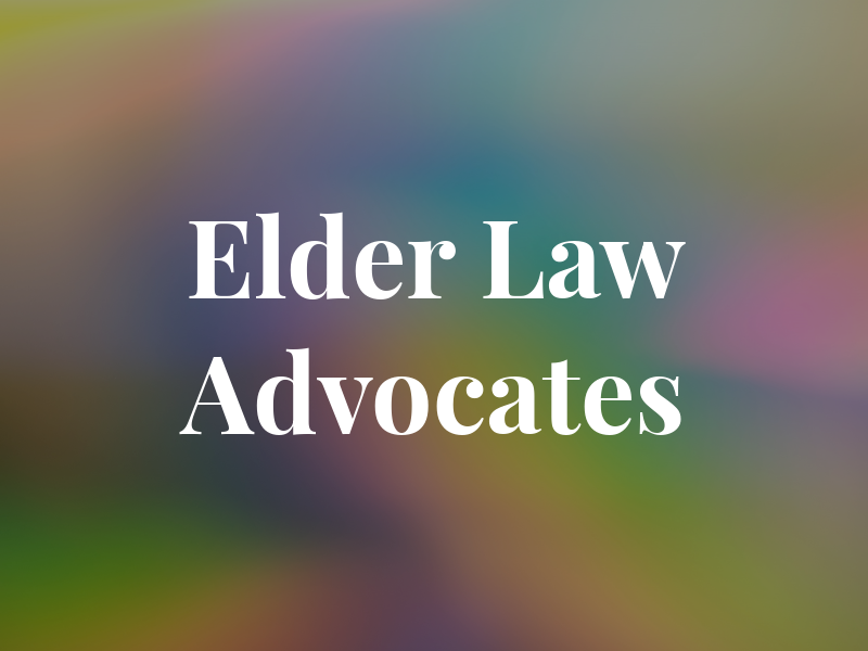 Elder Law Advocates