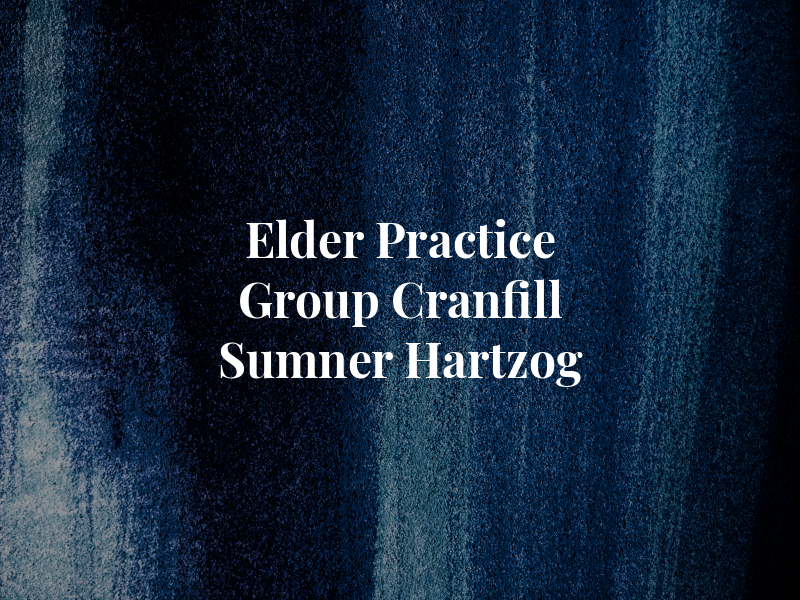Elder Law Practice Group of Cranfill Sumner & Hartzog