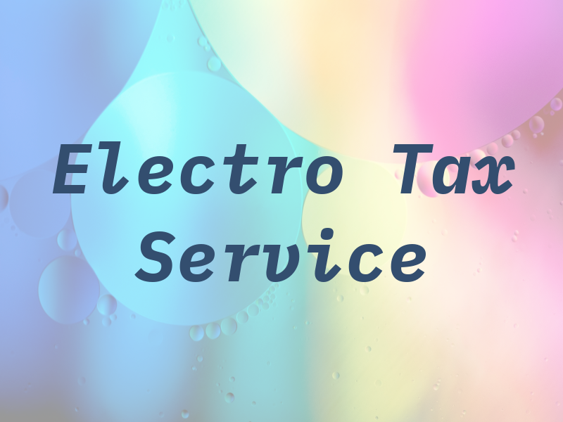 Electro Tax Service