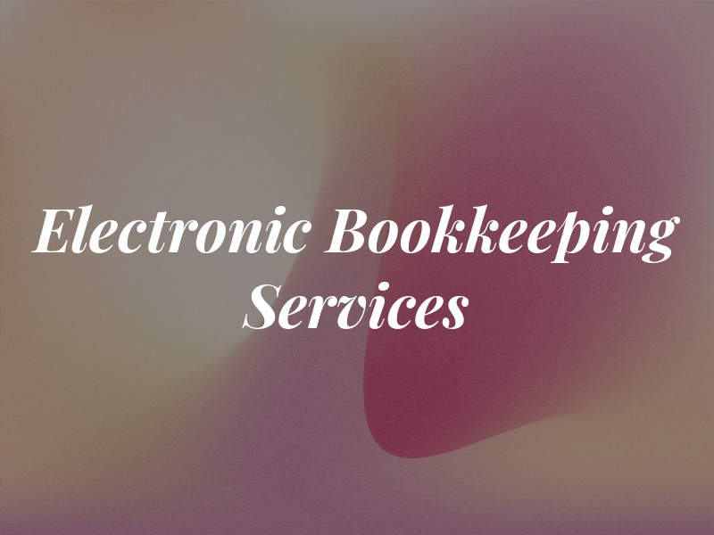 Electronic Bookkeeping Services