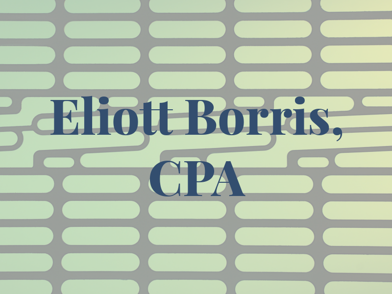 Eliott Borris, CPA