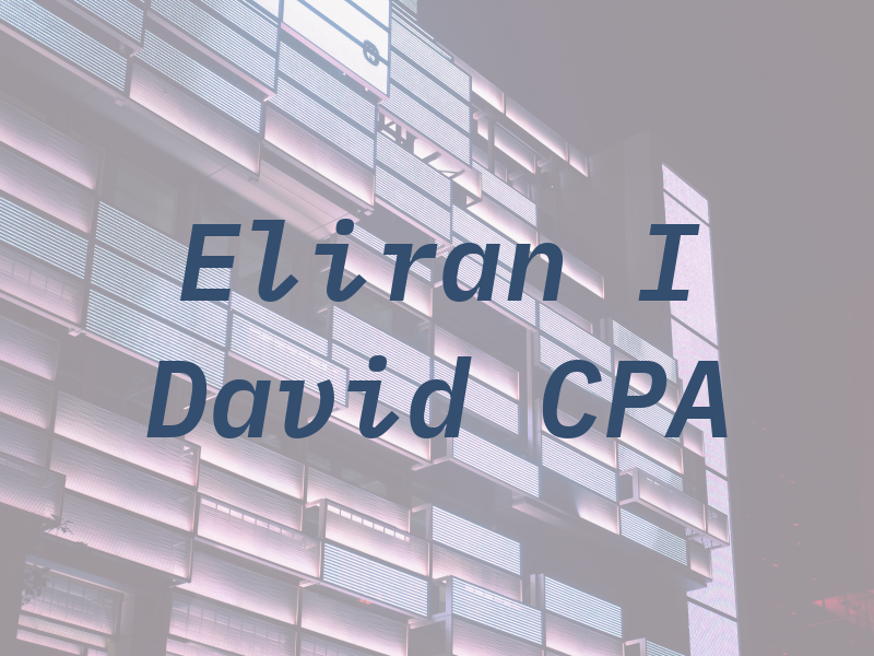 Eliran I David CPA