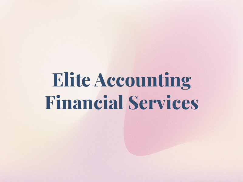 Elite Accounting & Financial Services