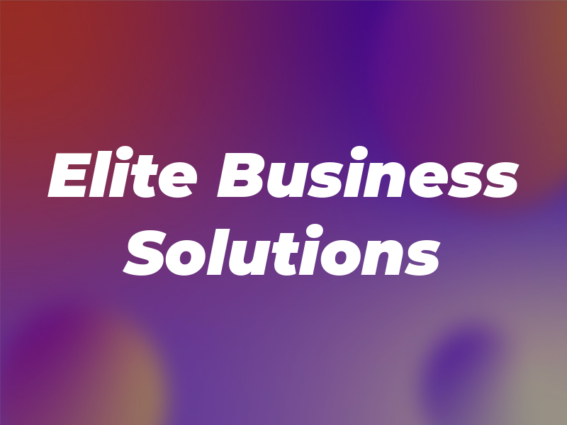 Elite Business Solutions