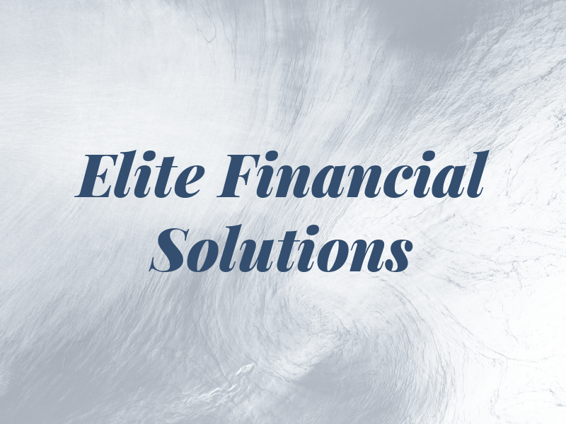 Elite Financial Solutions