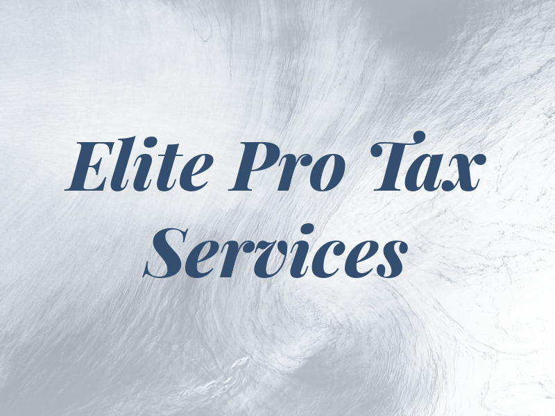 Elite Pro Tax Services