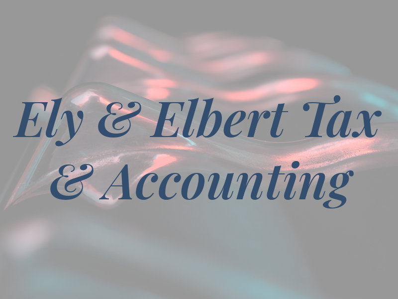 Ely & Elbert Tax & Accounting