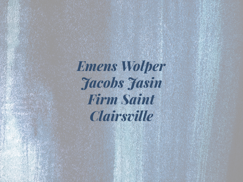 Emens Wolper Jacobs & Jasin Law Firm - Saint Clairsville